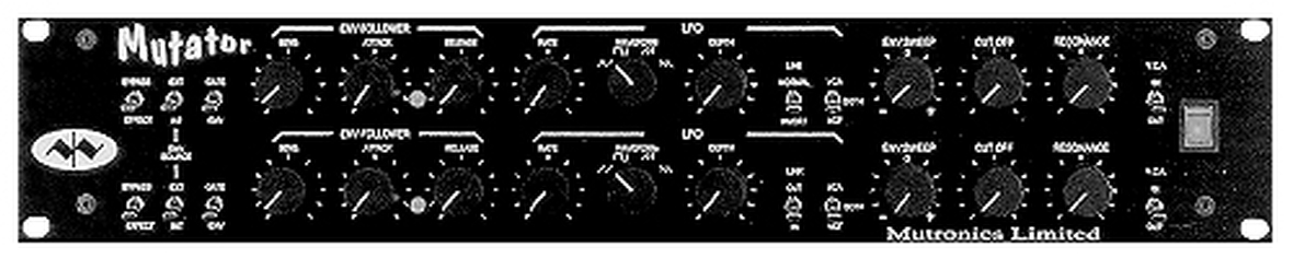 Mutronics Mutator Stereo analogue filter, modulation and envelope follower